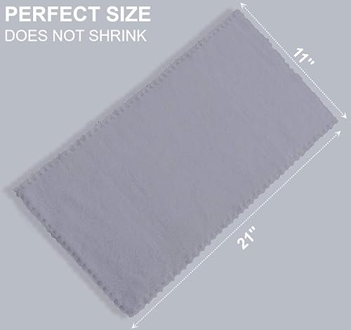 Miniatura 64 de Paquete de 8 pañitos grandes para bebés, de 20 por 10 pulgadas, son ultra absorbentes, se pueden lavar a mano, ideales para recién nacidos, toalla