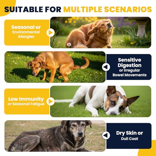 Dog Allergy Chews Probiotics for Dogs For Yeast 200ct, Itchy Skin and Itchy Ears Itch Relief Immune Pre Chews for Pet Digestive Gut Health Anti Itch for Itching and Licking / Dogs Yeast Supplement — view 5