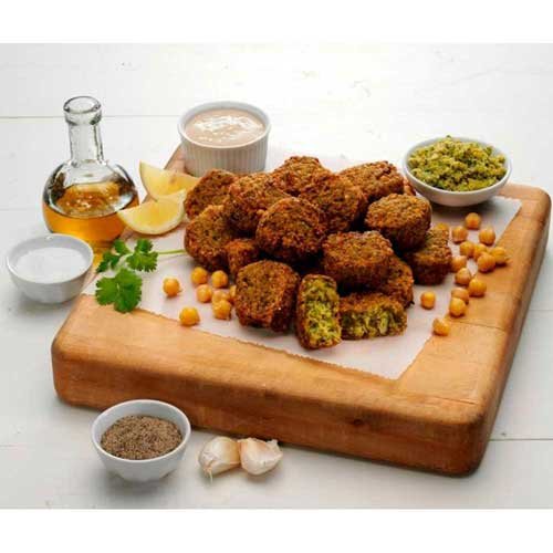 Grecian Delight Uncooked Puck Falafel Fritter, 4 Pound -- 4 per case.