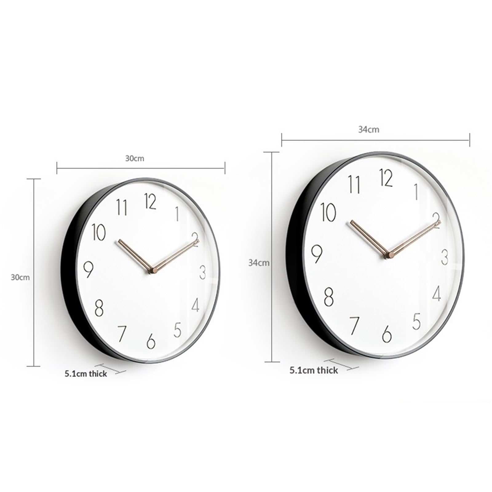 Orologi da parete Nordic Luxury Home Soggiorno Orologio