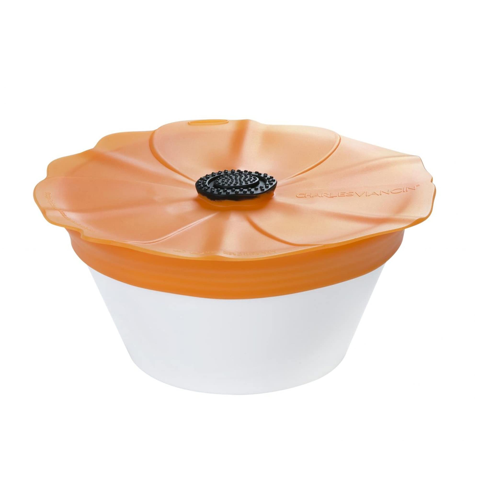 Amazon|Charles Viancin シリコンポピーポップ蓋 9 Inch オレンジ Amazon|Charles Viancin シリコンポピーポップ蓋 9 Inch オレンジ