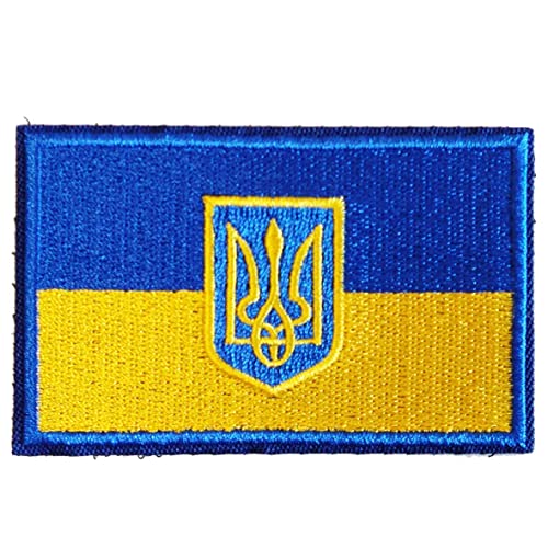 ウクライナ ワッペン ミリタリー ベルクロ 国旗 ukuraina patch (blue)のサムネイル