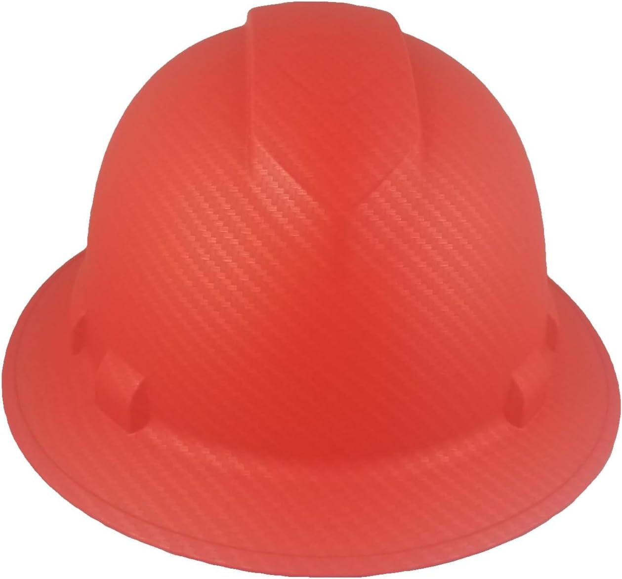 Texas America Safety Company Full Brim Ridgeline Hard Hat with 6 Point Knob Adjustment and Tote