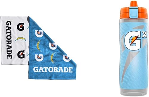 Gatorade Los Angeles Chargers - Toalla Gx Botella, azul claro