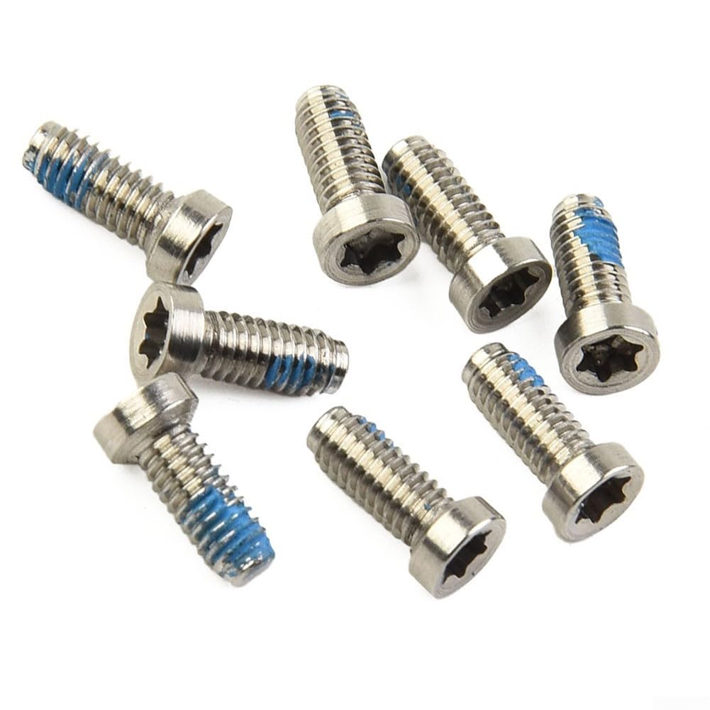 8 viti di montaggio per guarnitura in acciaio inox, per Sram, Rival AXS, force, Red Quarq 12 Speed Silver, viti di montaggio per guarnitura