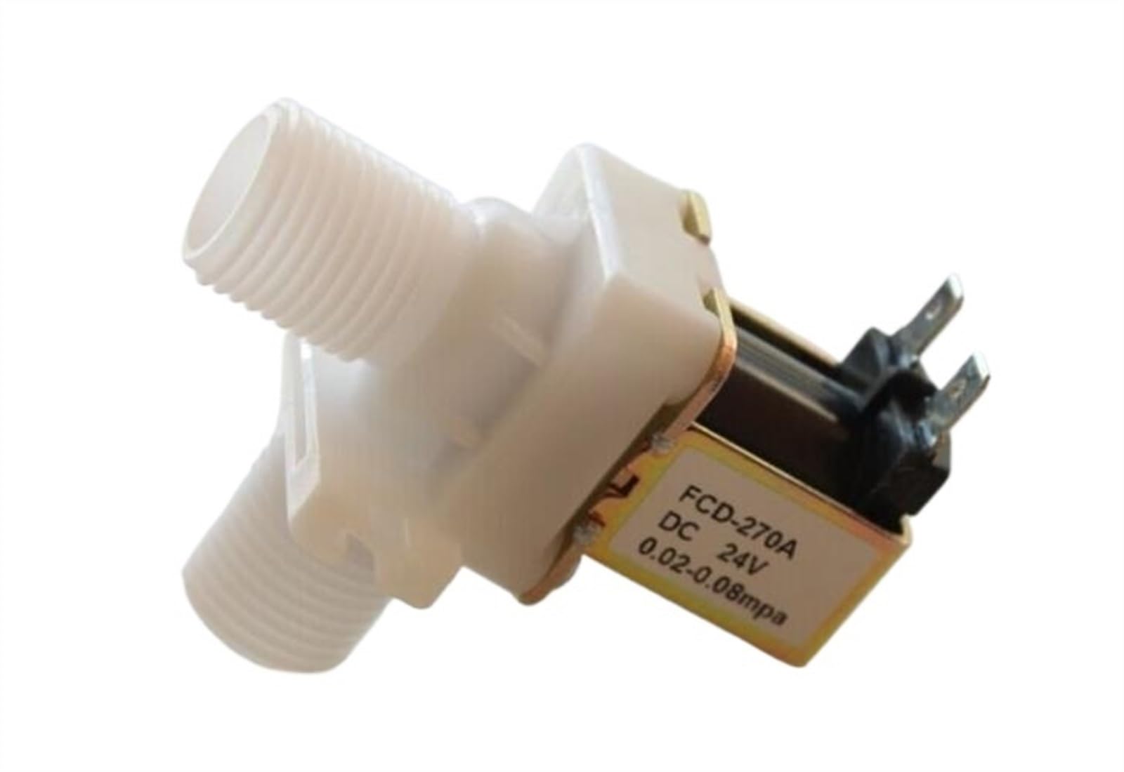 Tbbqswpvk One Color 1/2" Normally Closed Water Electric Solenoid Valve Dc 24V Inlet Flow Switch 0.02-0.8Mpa