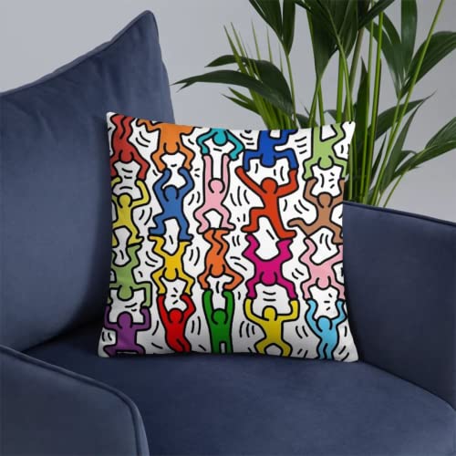 Decorative Throw Pillows Pop Bed Human Room Art Outdoor Covers Sofa Machine Washable Sofa Pillow With Hidden Zipper #TOP2