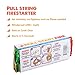 Pull Start Fire Pull String Firestarter | No Matches Required, Fire Starts in Seconds | for Campfires, Grill, Fireplace, BBQ | Lights Wet Wood, Easy to Use, Food Safe and Weather Resistant | 12 Pack