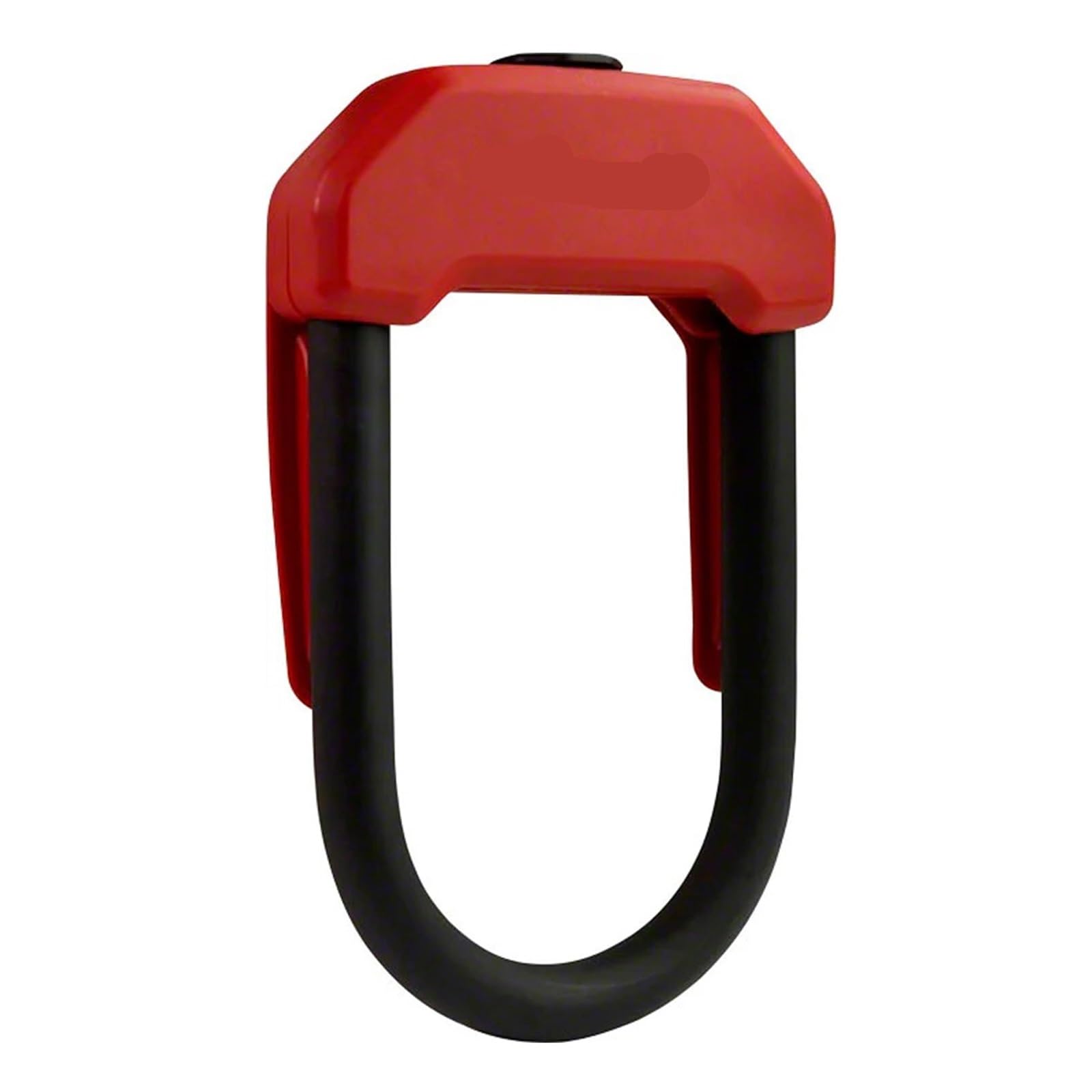 Motorcycle Handlebar Lock U Lock Cable, MTB Motorcycle Portable Zinc Alloy Helmet Motorbike Lock Security(Red)