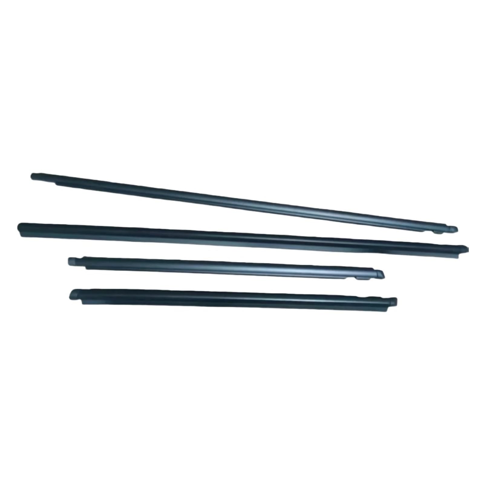 Watjcse One Color 4Pcs Car Window Weatherstrip Black Compatible With Toyota Yaris/Echo 2000-2005 Car Weatherstrip Window Moulding Trim 68210-52020