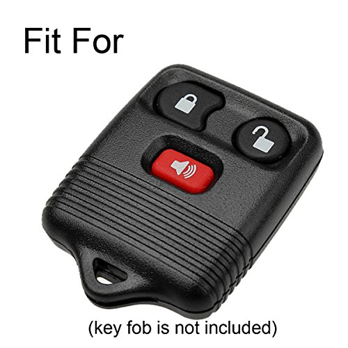 2Pcs Coolbestda Rubber Key Fob Case Keyless Cover Protector Skin for Ford F150 F250 F350 Explorer Ranger Escape Expedition
