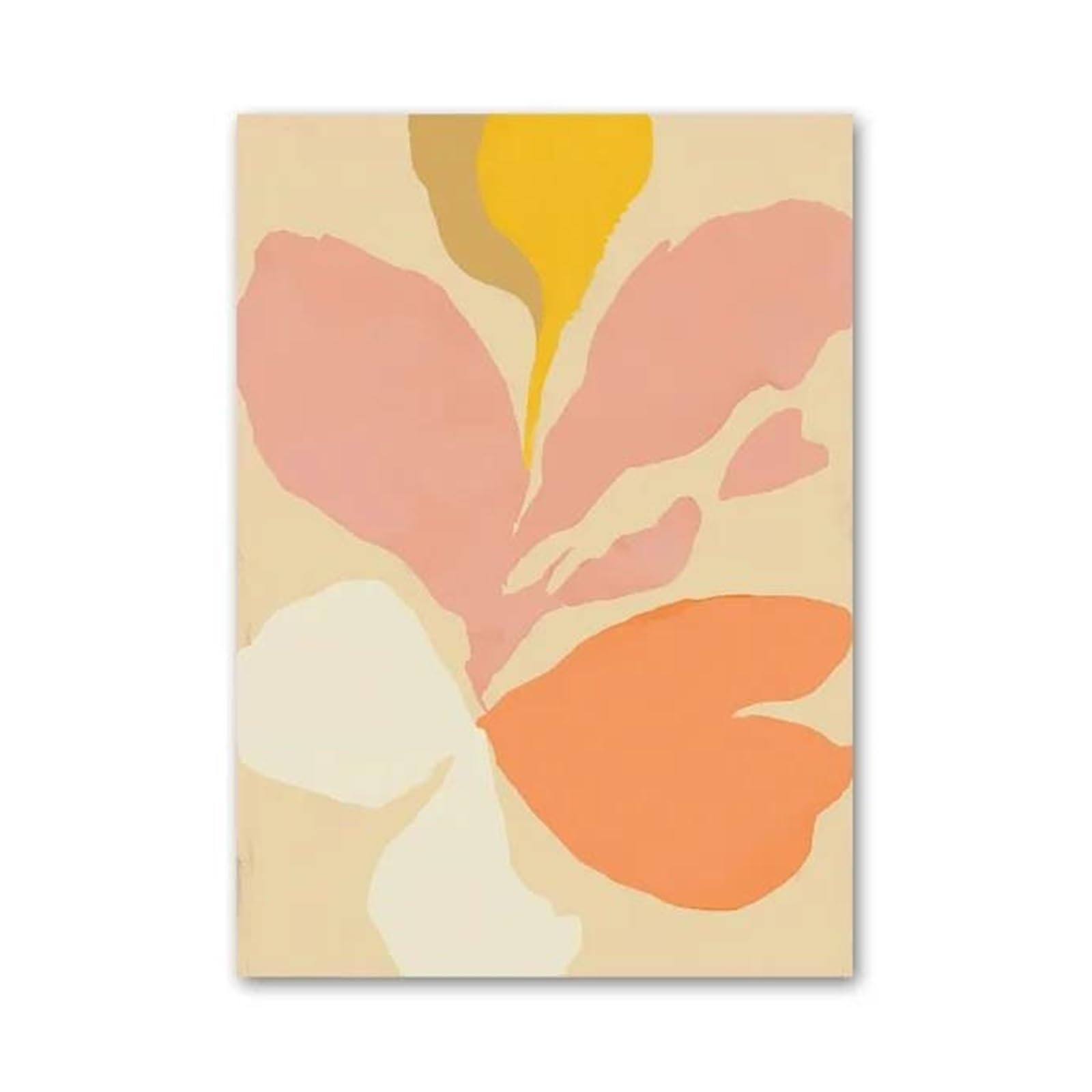 Xenite D Wall Art Canvas Prints Abstract Figure Rainbow Leaves Vintage Posters Prints Picture No Frame Wall Art Canvas Painting Club Bar Bedroom Study Ecor(,30X40cm)
