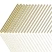 Glarks 18Pcs Brass Solid Round Rod Lathe Bar Stock Assorted for DIY Craft Tool, Diameter 2.5-8mm Length 100mm