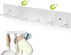 Aieve Magnetic Kitchen Tool Hook, Kitchen Hook, Kitchen Accessories, Kitchen Tools, Storage, Load Capacity: Approx. 3.3 lbs (1.5 kg), White