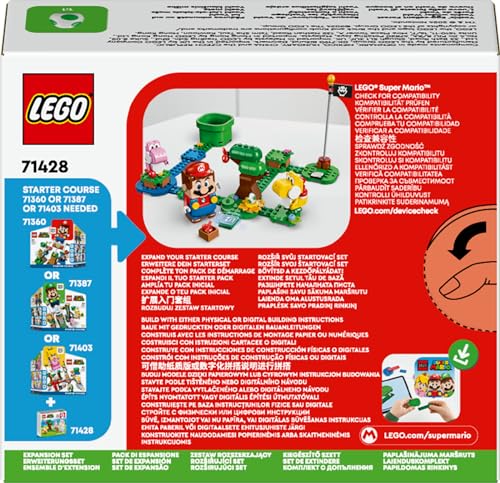 Super Mario Pack di Espansione Yoshi nella Foresta Fuovolosa, Giochi per Bambini da 6 Anni con 2 Personaggi, Regalo per Gamer, Giocattolo da Collezione da Abbinare a Uno Starter Pack 71428 - Lego - Immagine 8