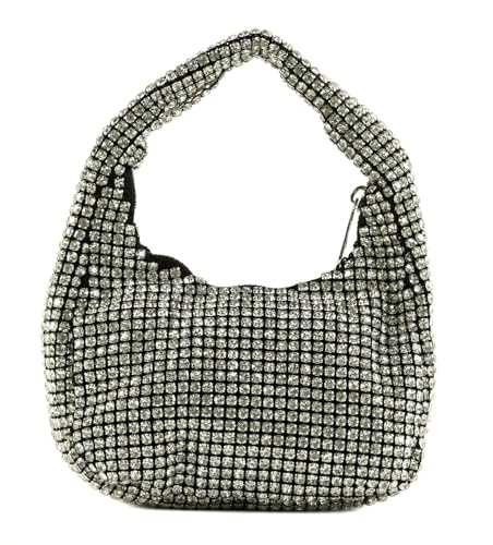 Sac à Main Liu Jo Sera Strass Nero Cristaux Finition Luxe - 3