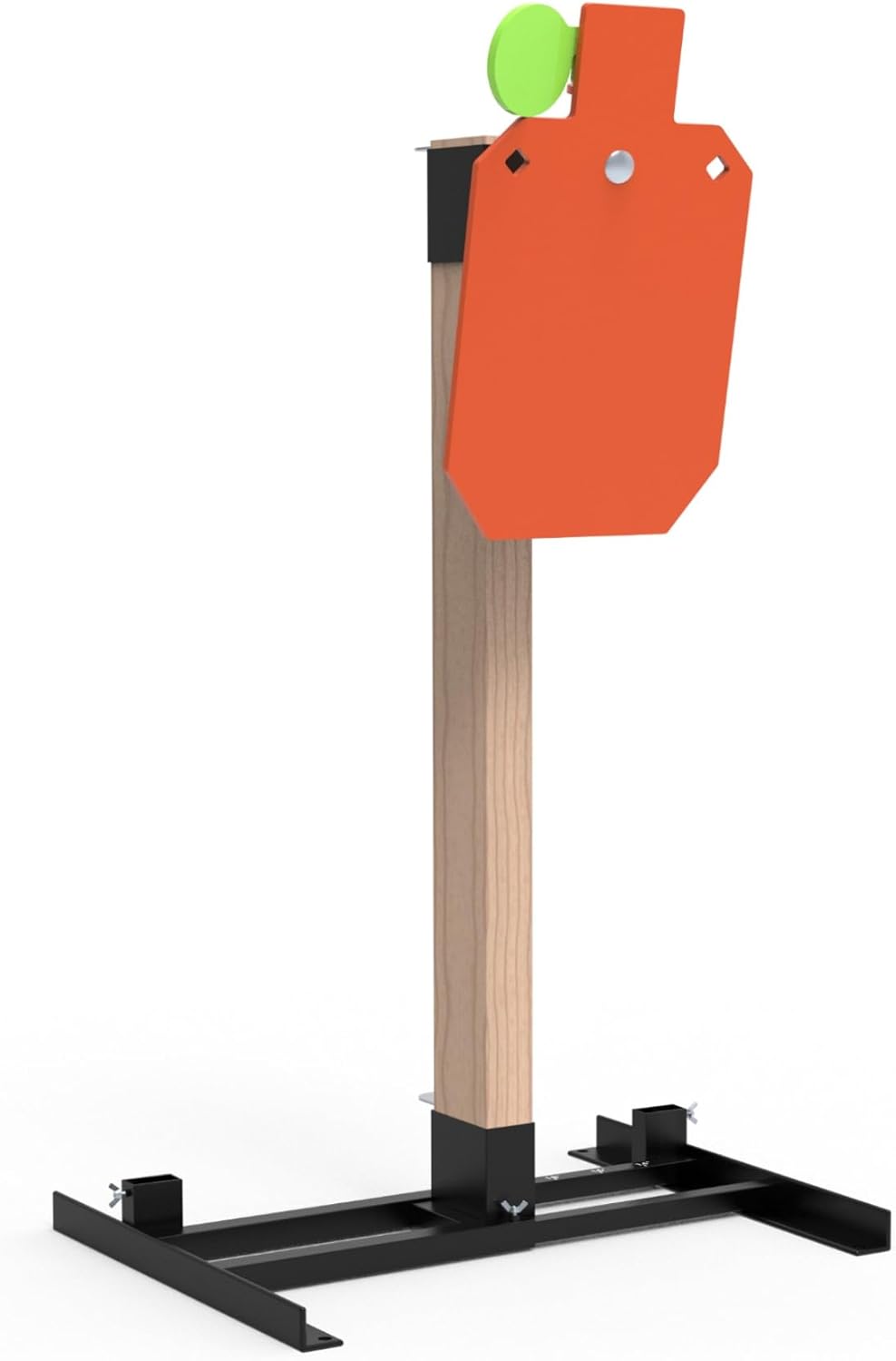 KNINE OUTDOORS Target Stand System 12x20 inch AR500 Steel Hostage Reactive Shooting Target 3/8