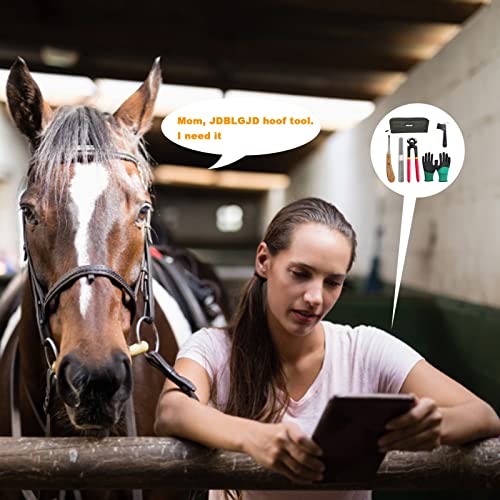 JDBLGJD Farrier Tool Kits 8 inch Professional Farriers Horse Farrier