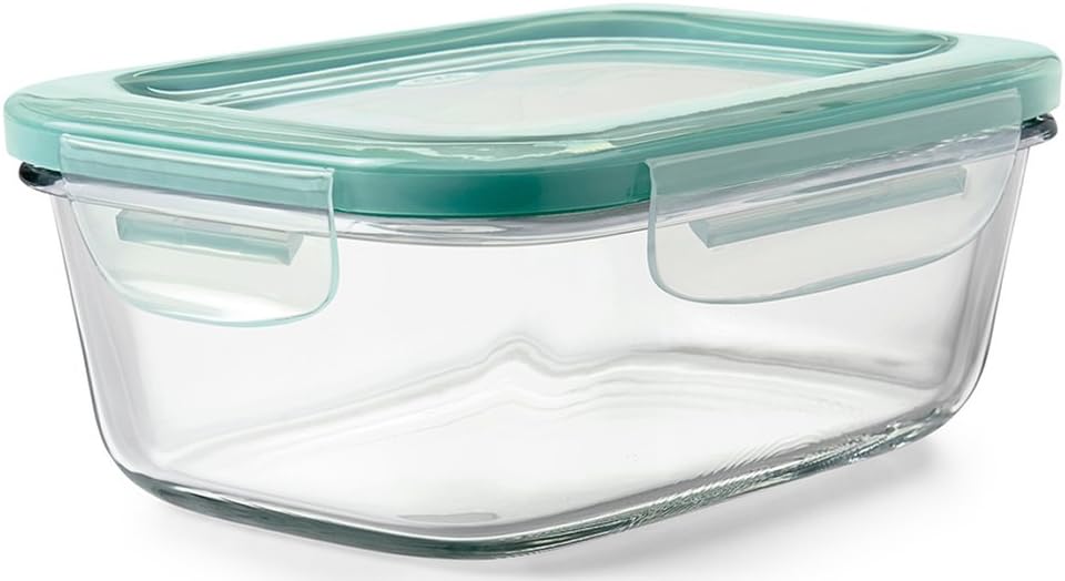 OXO Good Grips 3.5 Cup Smart Seal Airtight Glass Rectangle Food Storage Container - Thumbnail 2