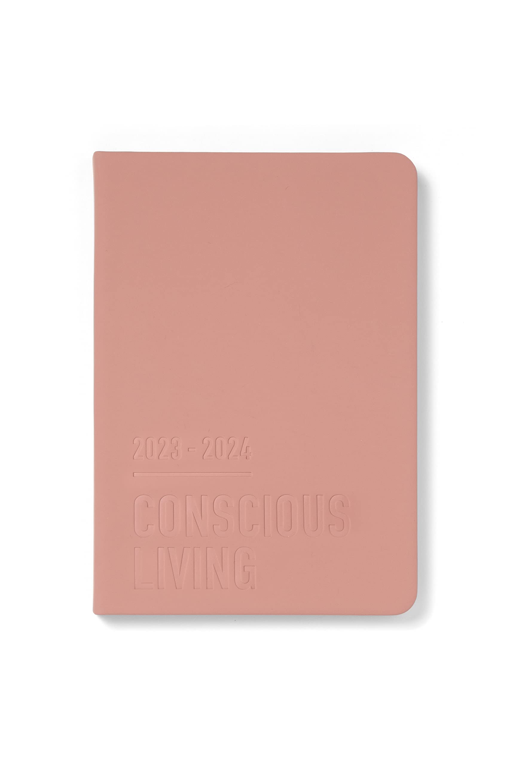 Letts Conscious A5 Academic 2023/2024 week to view diary - clay