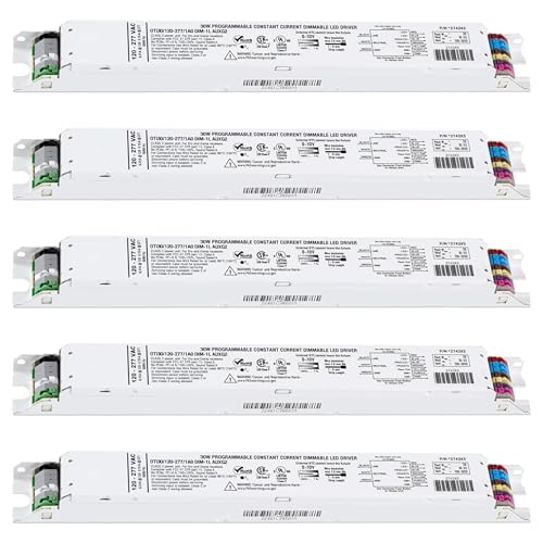 Image of OHLECTRIC Replacement for OTi 30 /120-277 /1A0 DIM-1 L AUX G2 Linear 120-277V LED Driver with Programmable Output, 150-1050mA & 10-55V, 30 Watts Power. LED Dimmer, 1-100% LED Dimming Range - Pack 5
