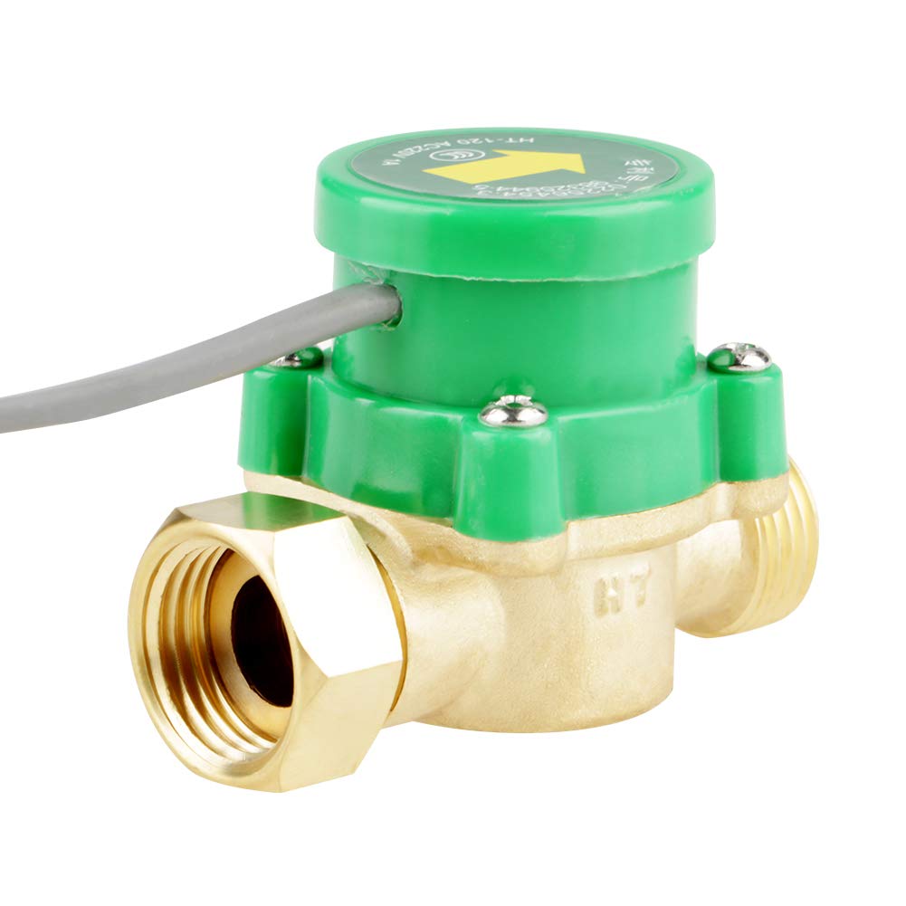 G1 / 2 "-1/2" Flussostato pompa, 1 PCS HT-120 AC 220 V 1A Filo pompa acqua Interruttore sensore di flusso per l'acqua di rubinetto domestica Pressurizzazione