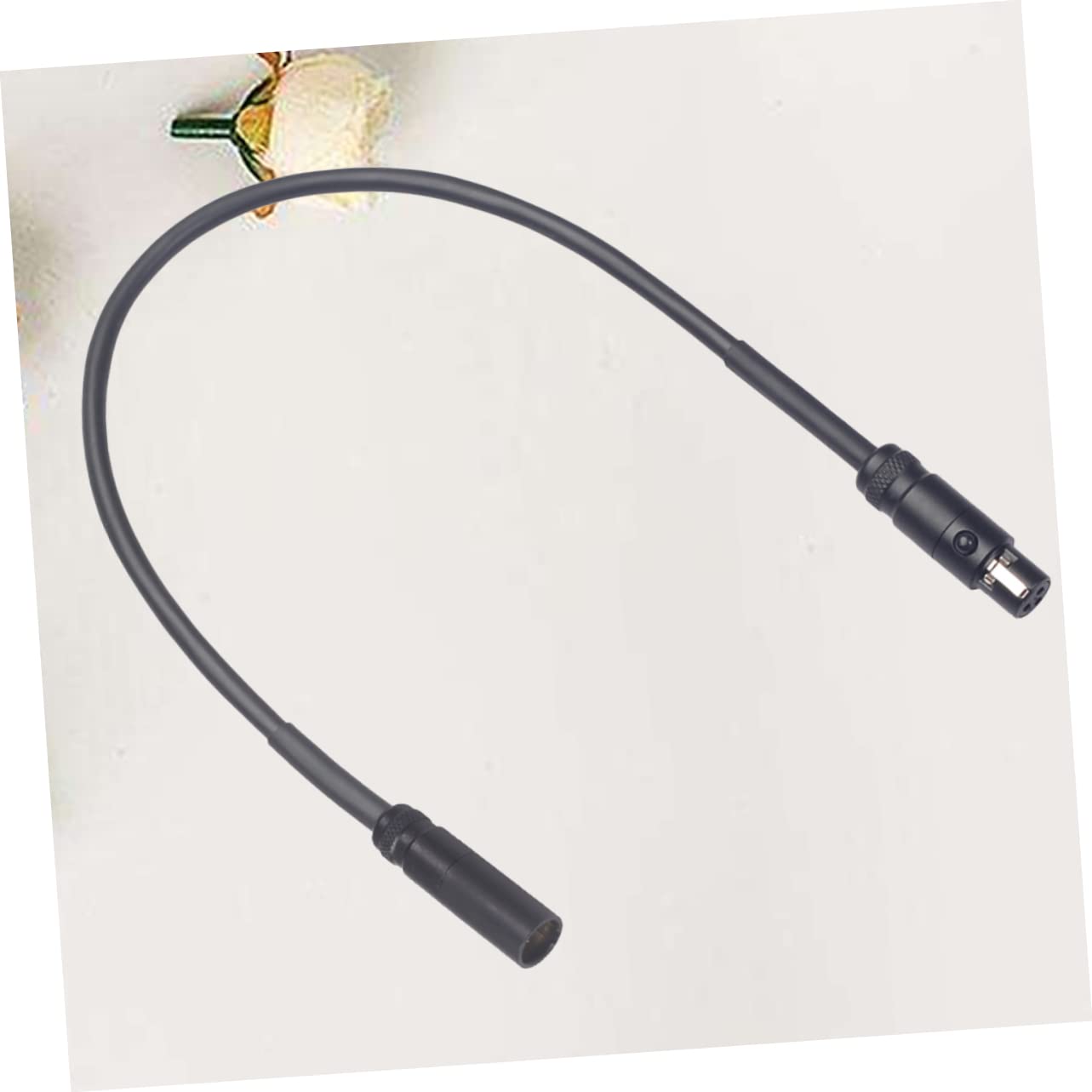 3 Stücke 0 3 M Mini Männlichen Zu Weiblichen Verlängerung Kabel High-fidelity Abschirmung Schwarz Für