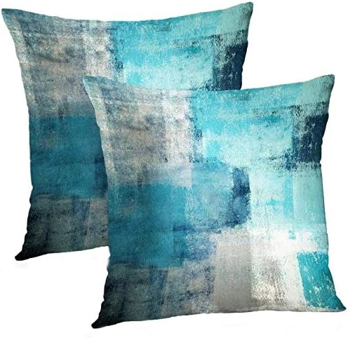 COLORPAPA Red And Black Throw Pillow Covers 18x18 Set - View #4