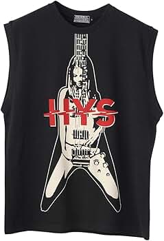 新品　ヒステリックグラマー　FLYING V ノースリーブTシャツ　黒Sサイズ FLYING V ノースリーブTシャツ|HYSTERIC GLAMOUR MEN | HYSTERIC