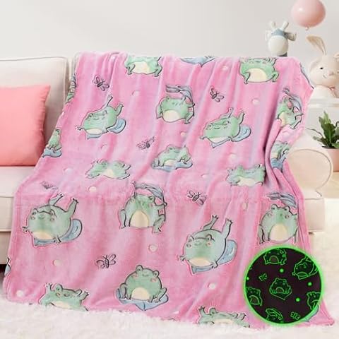 Glow in the Dark Frog Blanket by MIBOI Cover
