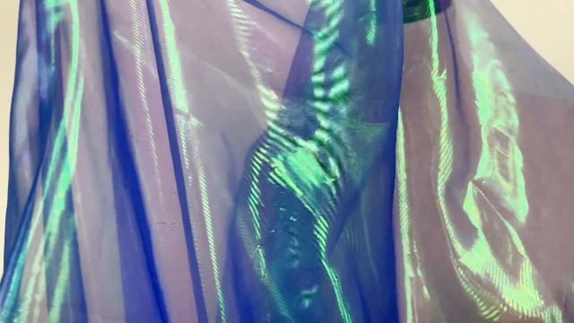 Sheer Iridescent Organza Fabric 58 Inches Wide - 5 Yards Precut