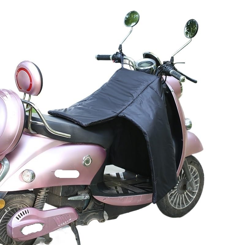 Warme Motorrad-Beinschützer. Roller-Beinschützer, Beinschützer für Motorrad, Winter, Winddicht, Windschutzscheiben-Steppdecken, Roller-Beinschützer, Beinschürze, Decke (schwarz)