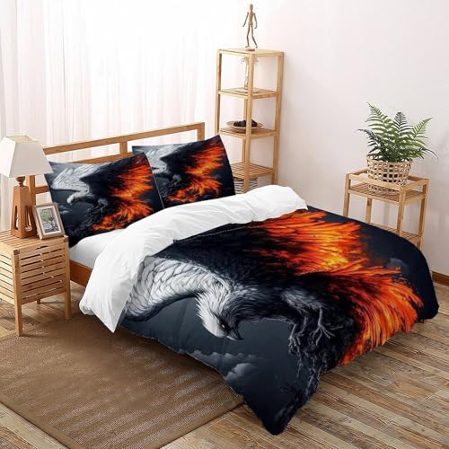 Housse de couette fermeture éclair Aigle Wing Hunt parure de lit double zippée pratique