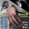 FaithHeart Cool Mans Ring Gothic Black Raven Skull Rings Stainless Steel Biker Ring Size Z+1 Viking Gifts for Man Boy #2