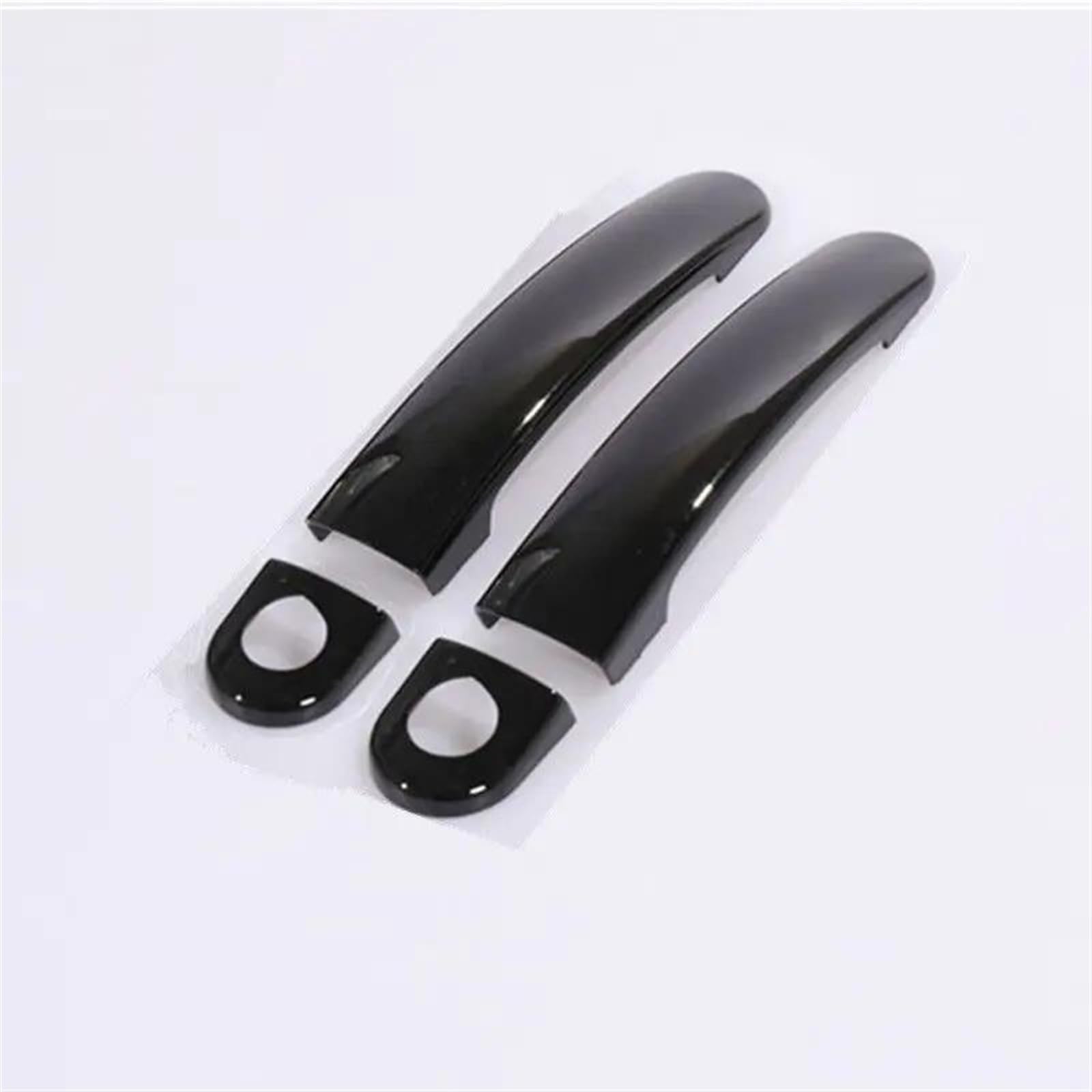 Kjhopy Black C Gloss Hrome Car Door Handle Covers Accessories Styling Stickers For Golf 5 Mk5 V For Rabbit 1K 2004-2009 Exterior Door Handle(Black C)
