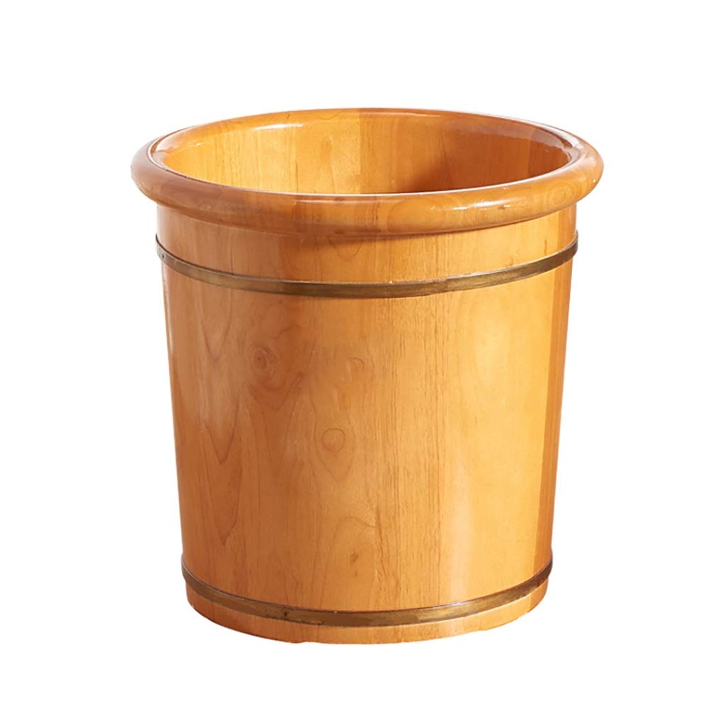 Vaschetta per i Piedi, Secchio per Vasca per pediluvio, Massaggio, Spa, Sauna, Ammollo, Pediluvio Secchio in Legno Spa per Piedi Lavabo per Uso Domestico Pratico Comfortable Anniversary