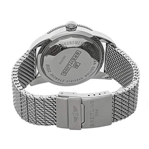 Breitling Blue Dial Stainless Steel Men's Watch AB2020161C1A14