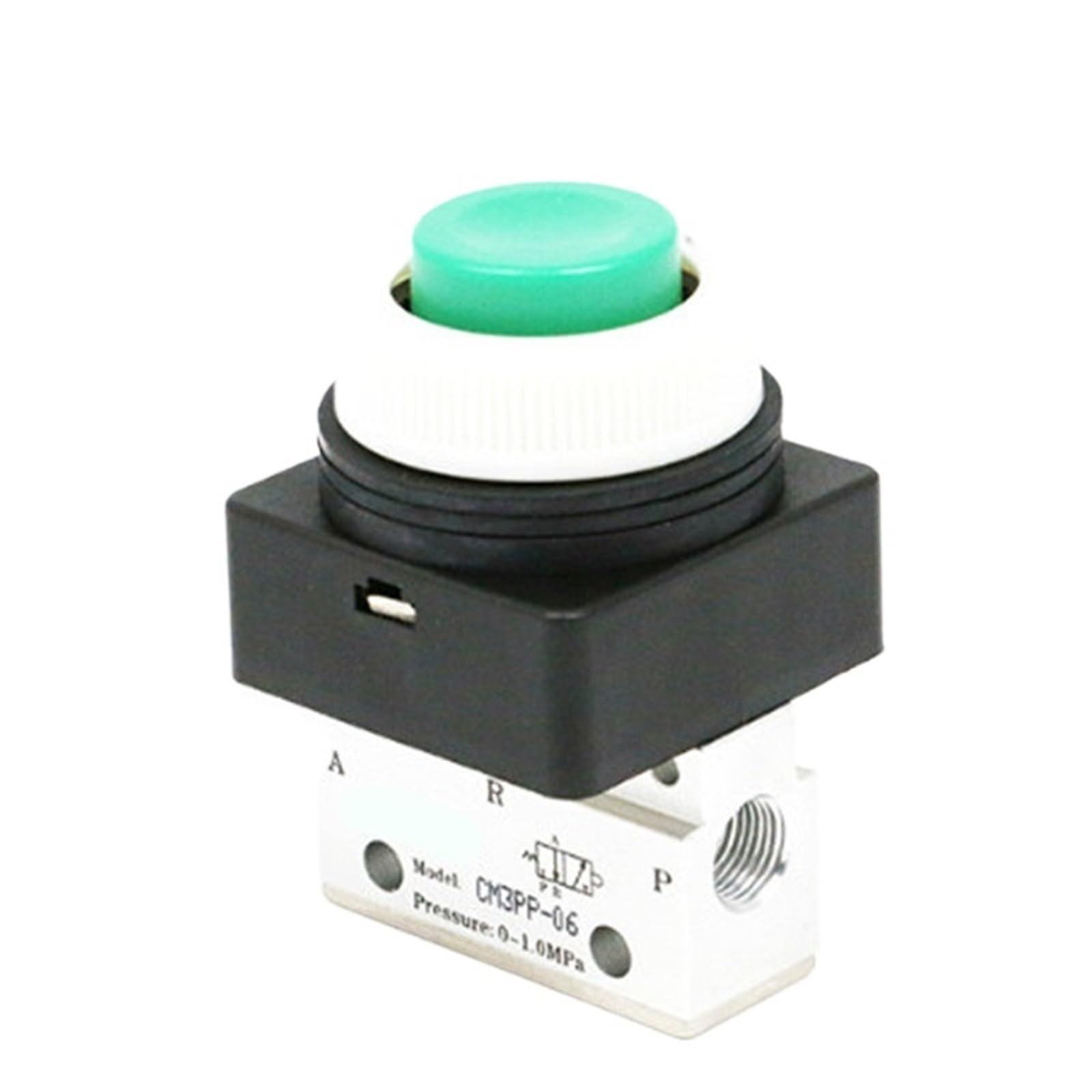 Vanne de régulation 3/2 et 5/3 voies CM3PMX-05 avec bouton vert