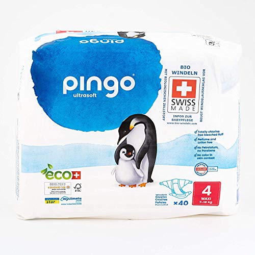 Pañales desechables ecológicos tamaño 4 7-18kg 40 pañales