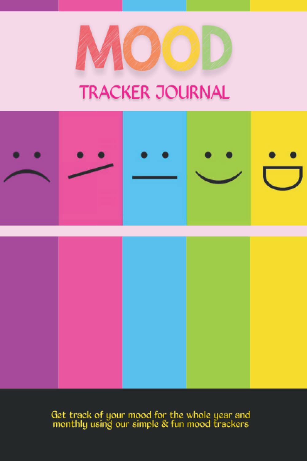 Mood Planner For Controlling Emotions - Get Track of Your Mood For The Whole Year and Monthly Using Our Simple and Fun Mood Trackers: Mood Chart For Adults