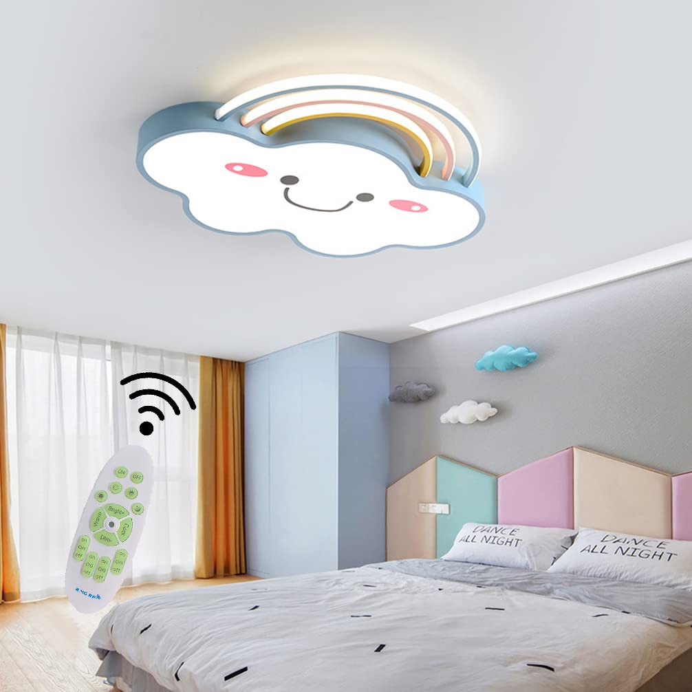 Plafond LED dimmable avec télécommande pour éviter la peur du noir en chambre