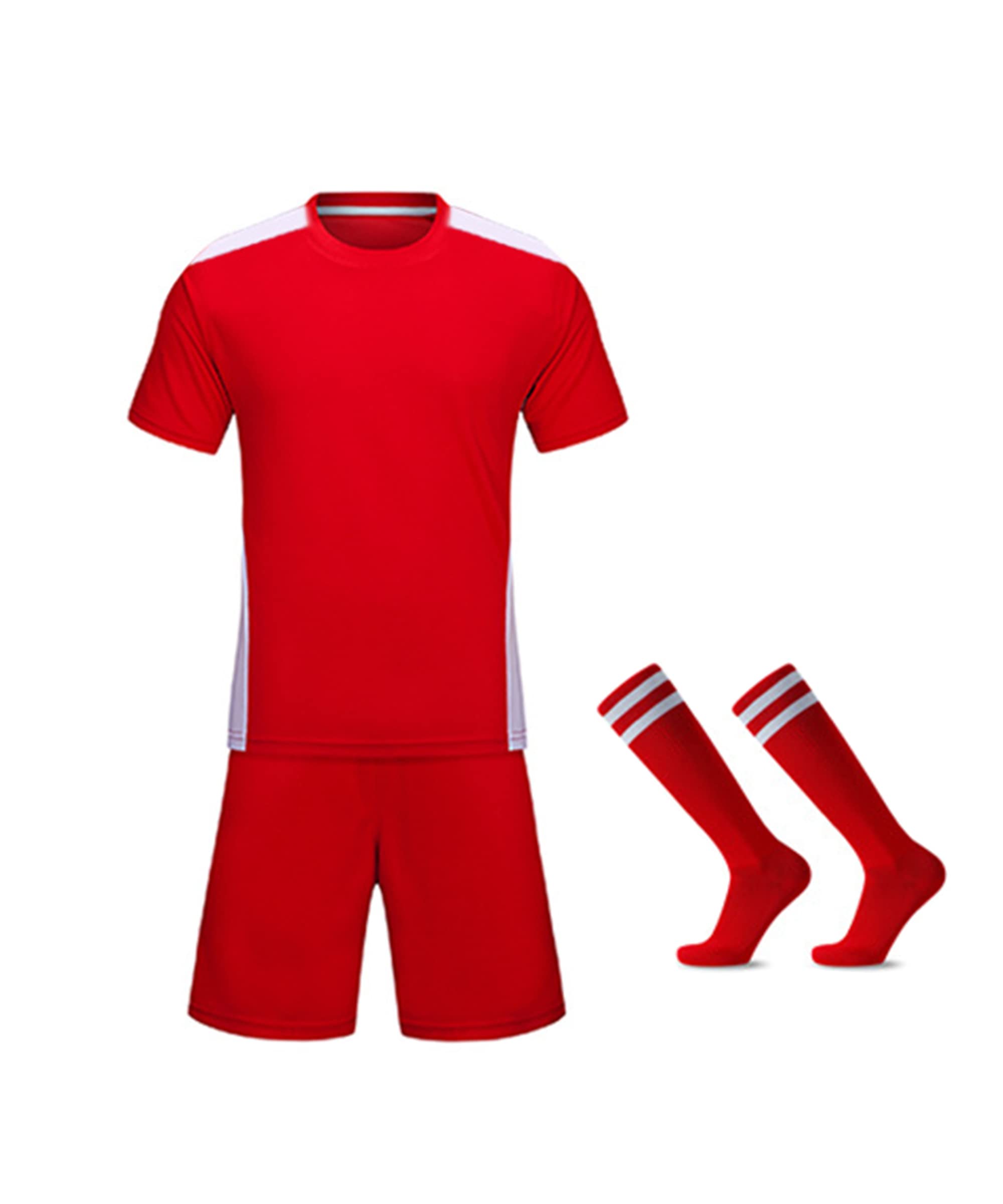 M2C Kids Soccer Uniform Athletic Jersey Shorts Socks Set