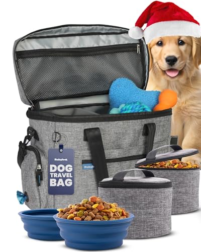 The Original Doggy Bag™- Dog Travel Bag for Supplies - Ultimate Gift for Dog Moms & Dads, Doggy...