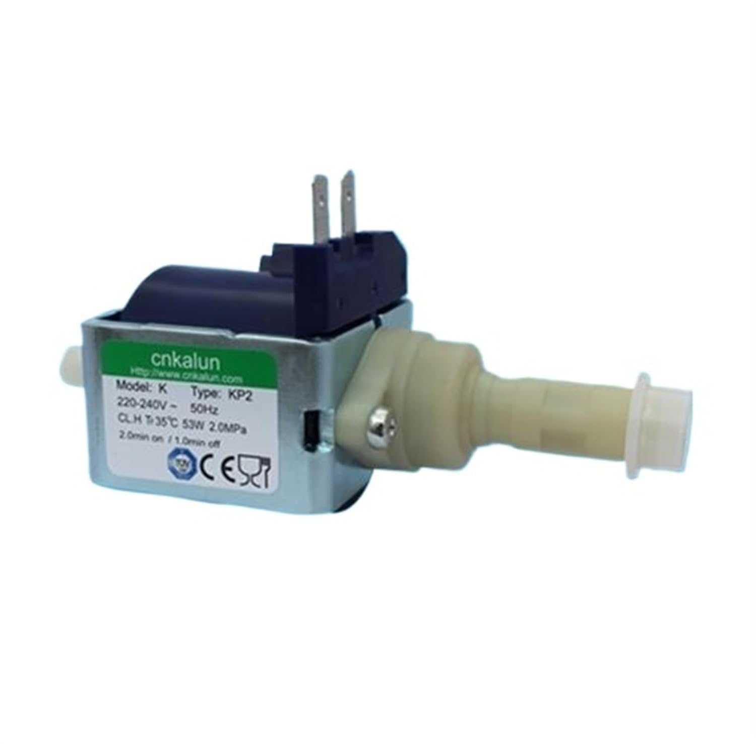 KP2 AC 220V - 240V 53W 2MPa electromagnetic Solenoid Pump for Steam Iron/Coffee Machine/Steam mop Machine