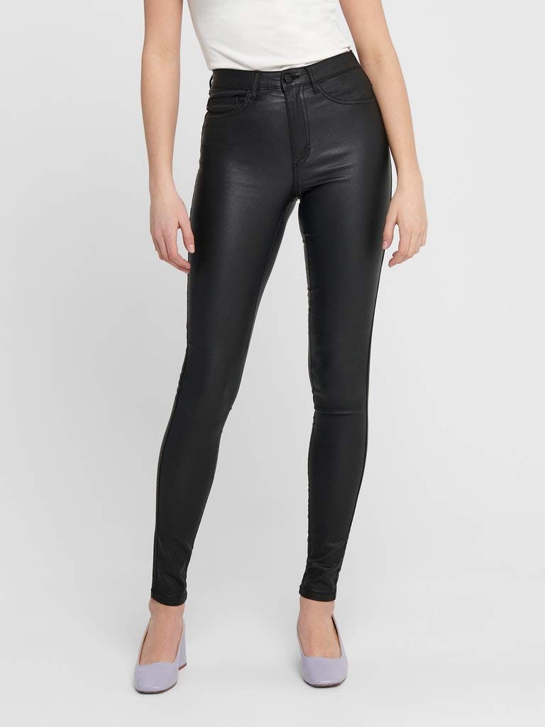 ONLY Faux Leather Trousers ONLROYAL Skinny Fit Faux Leather Trousers