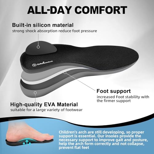 Plantillas ortopédicas OrthoComfoot talla 10H/12M negras miniatura 4