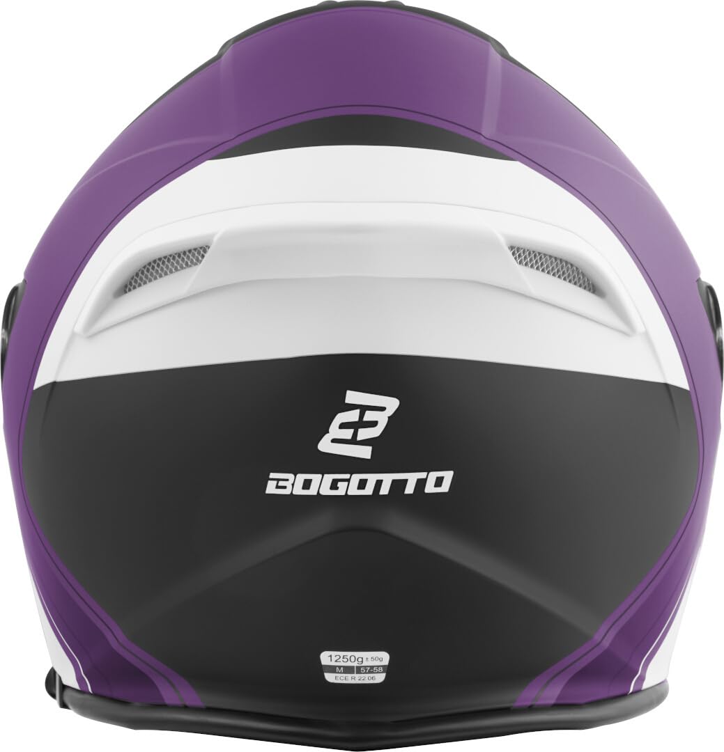 Bogotto H586 City-B Casco Jet, nero opaco/grigio/bianco, XS