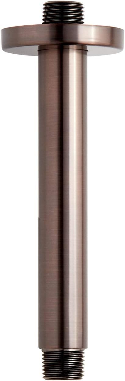 Signature Hardware 948958-6 6" Round Ceiling Mounted Shower Arm and Flange