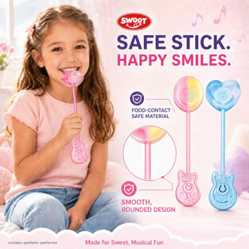 SWOOT Musical Lollipop 2 Pack, Heart Shape, Sugar Free, Birthday Song - image 5
