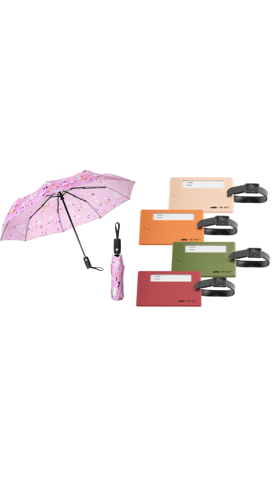 Luggage tag Pack for Compact Umbrella product research image